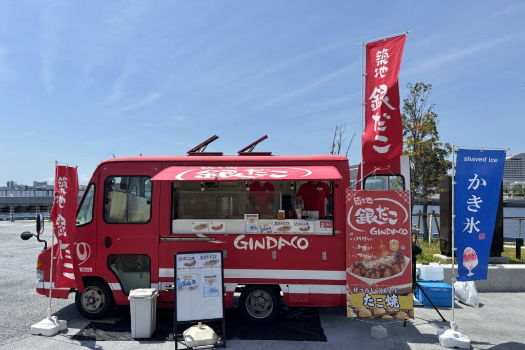 銀だこキッチンカーのキッチンカー